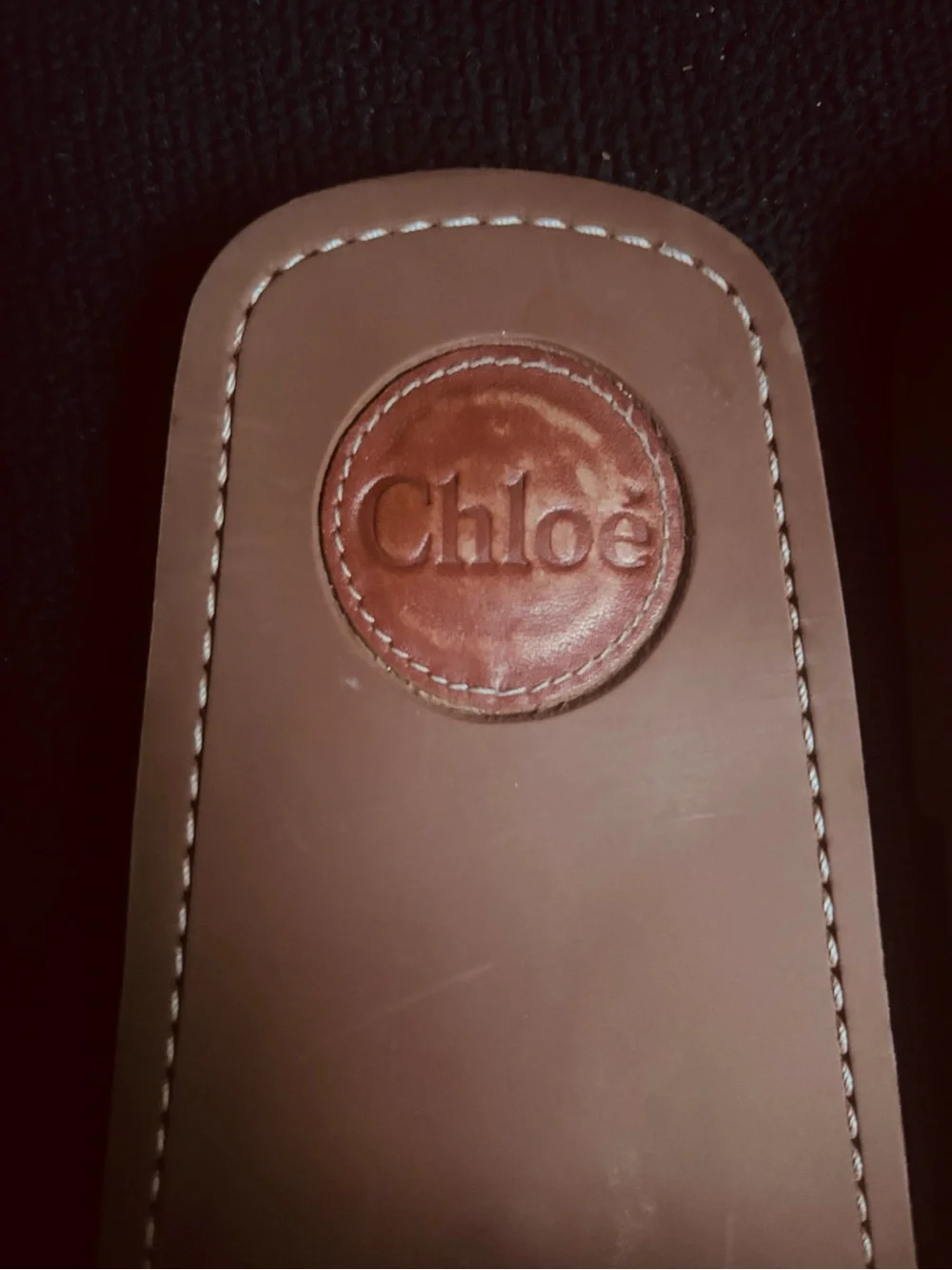 Chloé Woody Lace Logo Slide Sandals Ivory Cream Size 40 Made in Italy